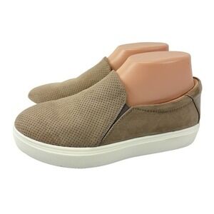 Dr. Scholls Madison Cloud Womens 6.5M Mocha Taupe Microsuede Slip-On Sneaker‎